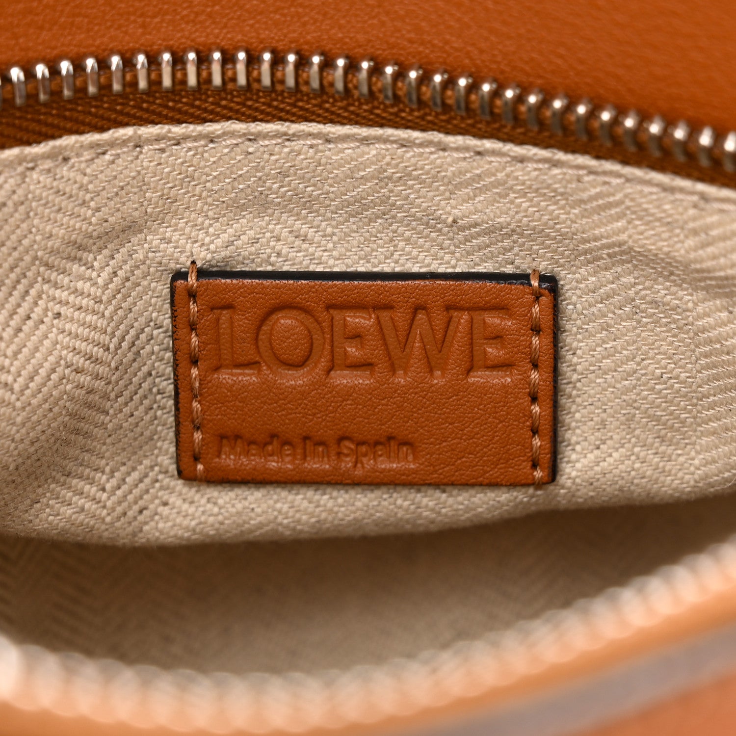 Loewe Calfskin Small Puzzle Bag Tan 6 of 10