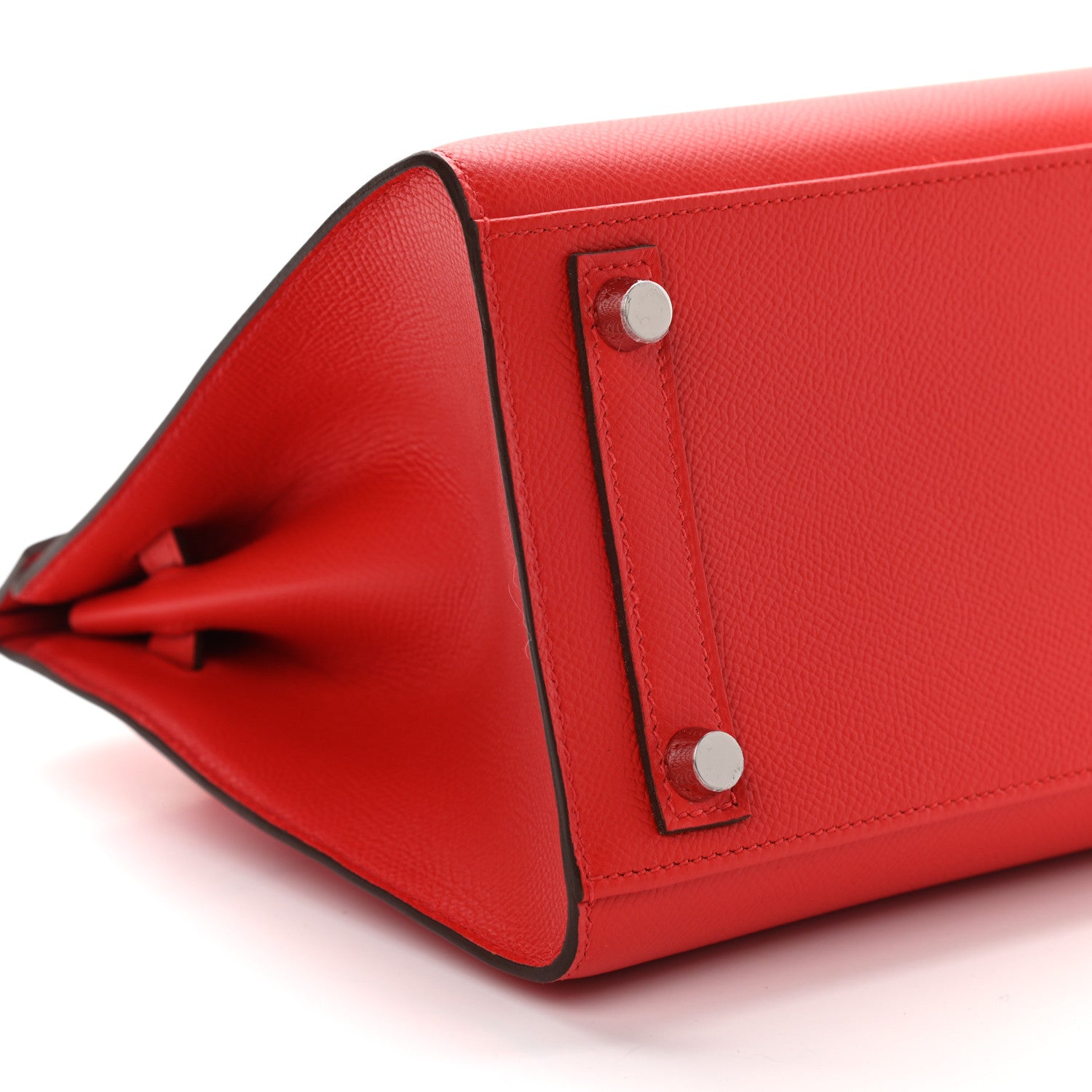 Hermes Epsom Birkin Sellier 25 Rouge De Coeur 9 of 11