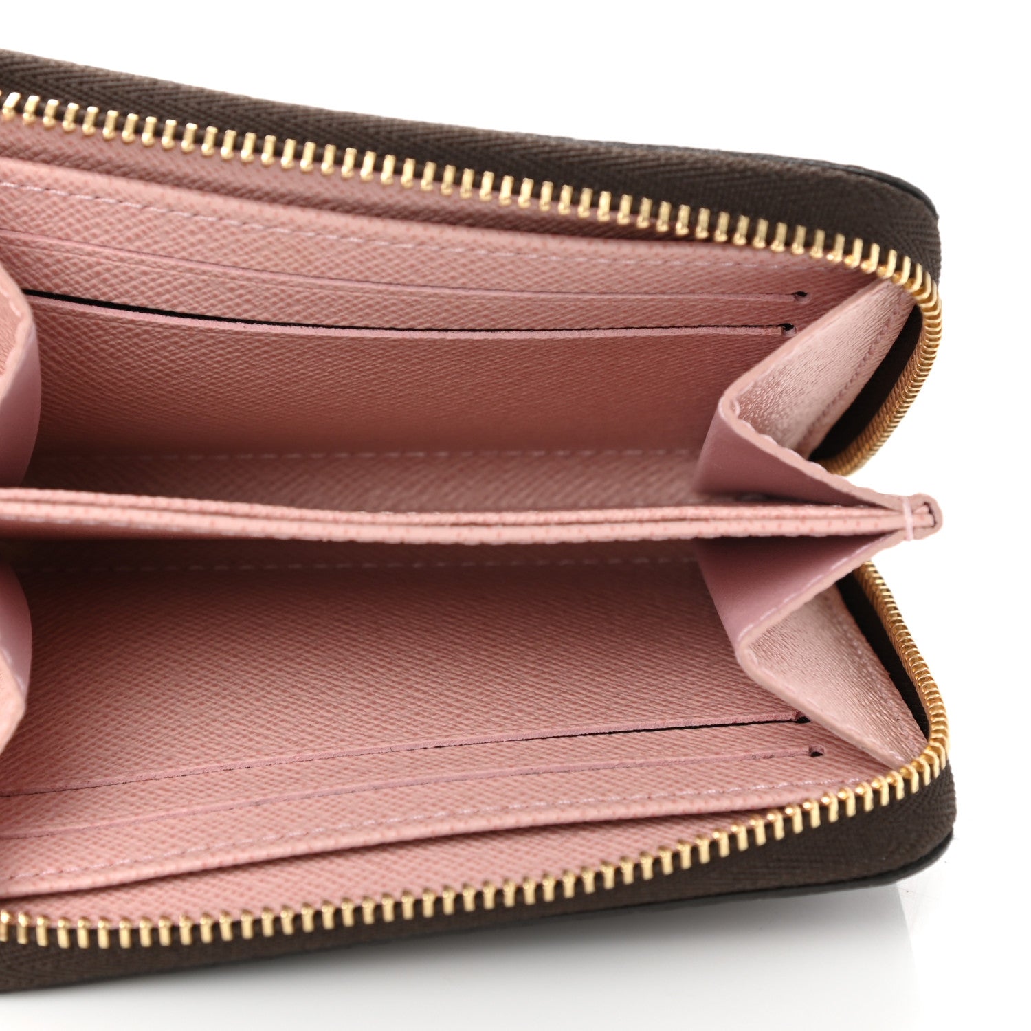 Louis Vuitton Damier Ebene Zippy Coin Purse Rose Ballerine 5 of 6