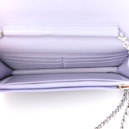 Chanel Caviar Quilted Wallet On Chain WOC Light Purple 7 of 12
