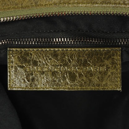 Balenciaga Agneau Classic Hardware Cross Day Messenger Olive 6 of 7