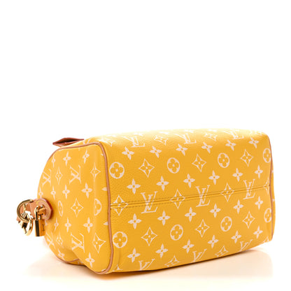 Louis Vuitton Calfskin Monogram Speedy P9 Bandouliere 25 Jaune Mat 5 of 10