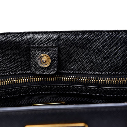 Prada Saffiano Lux Medium Tote Black 12 of 12