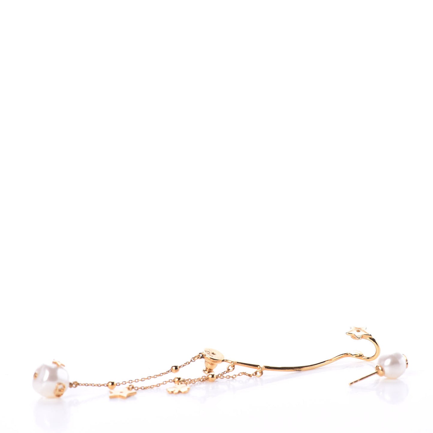 Pearl Shiny-D Earring Gold
