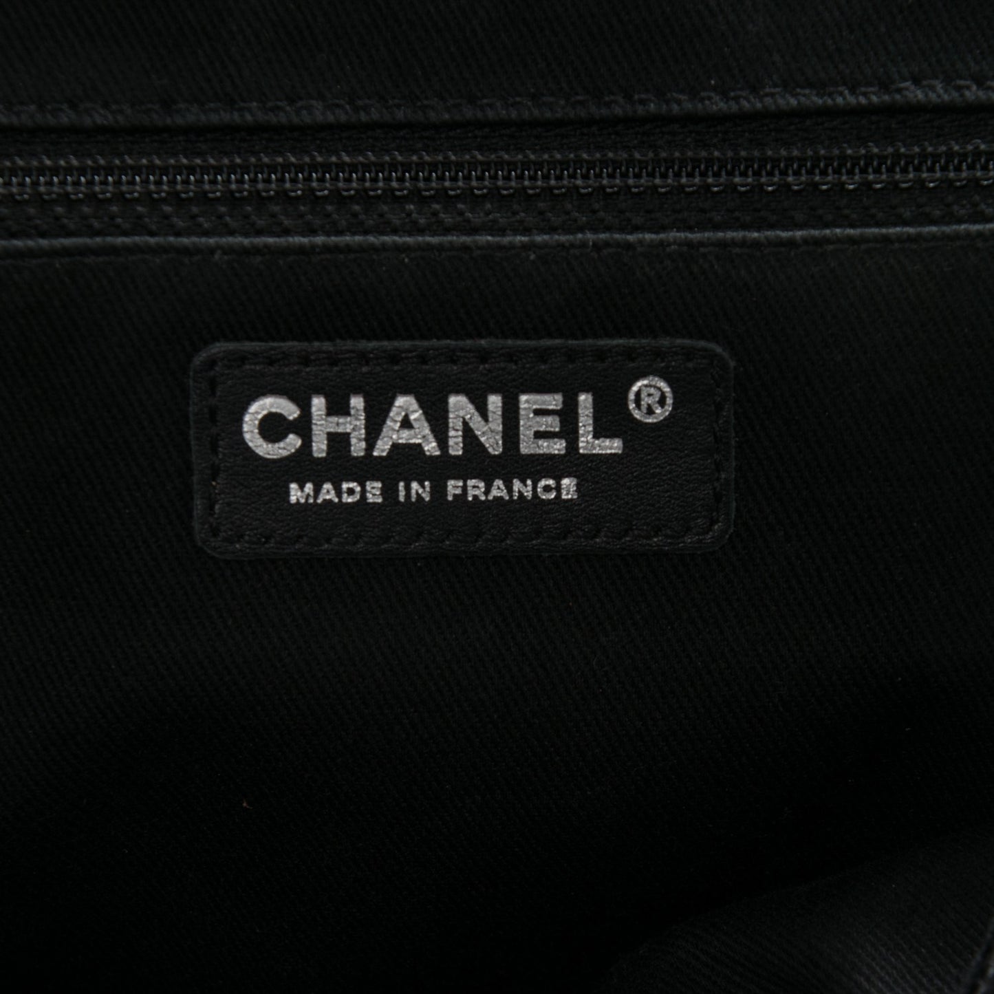 Caviar Half Moon Large Flap Black