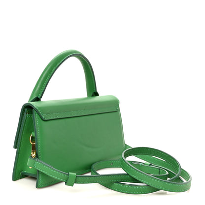Jacquemus Smooth Calfskin Le Chiquito Long Green 3 of 9