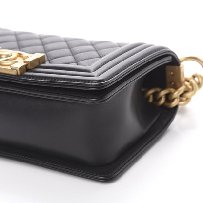 Chanel Calfskin Quilted Small Boy Flap Black 9 of 11