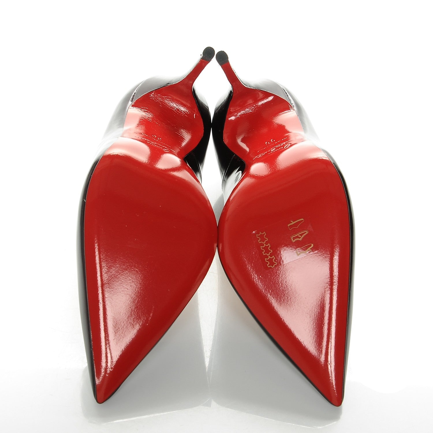 Christian Louboutin Patent So Kate 120 Pumps 35 Rouge Noir 5 of 7