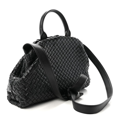 Bottega Veneta Nappa Intrecciato Padded Small The Top Handle Tote Bag Black 3 of 9