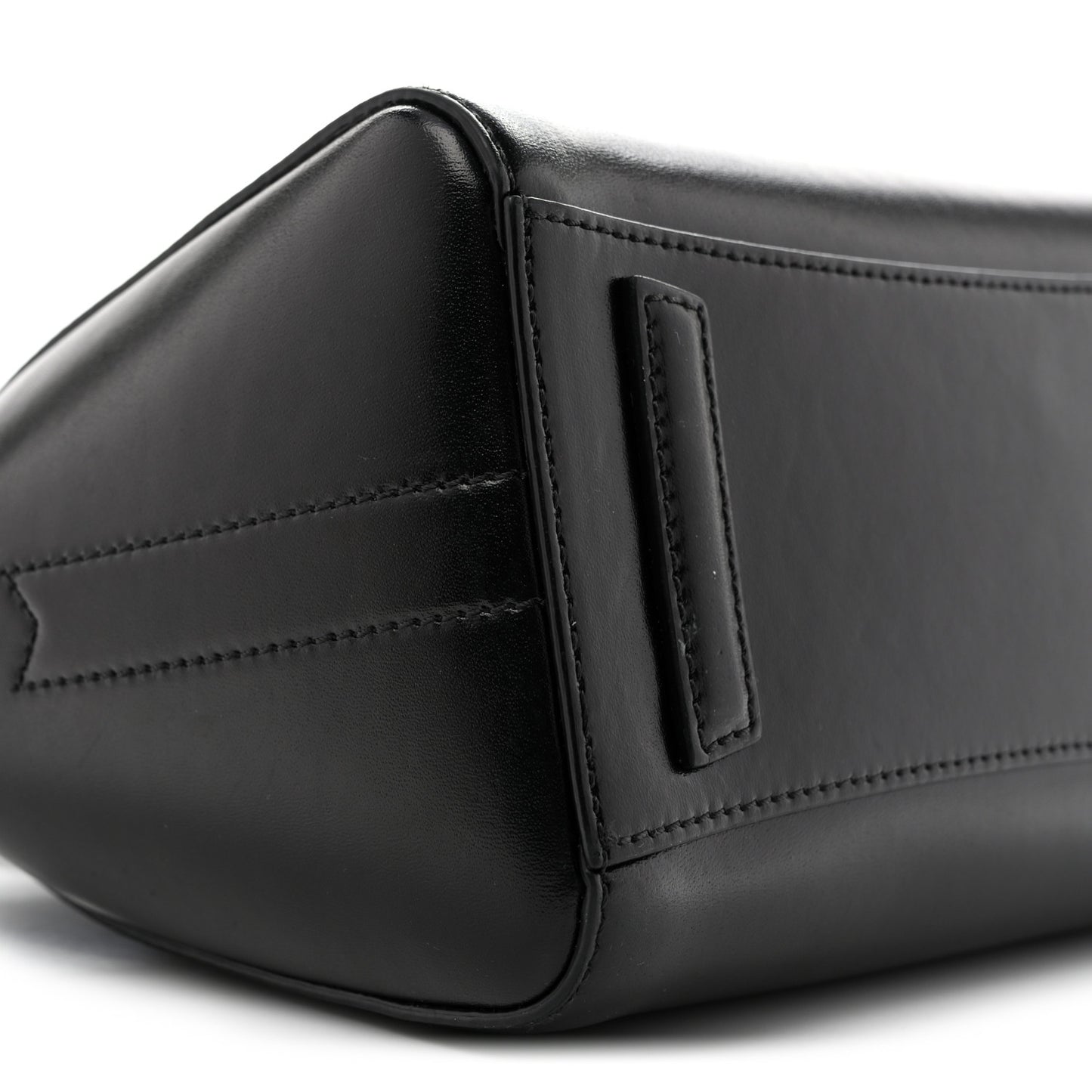 Shiny Lord Calfskin Mini Antigona Black