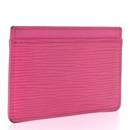 Louis Vuitton Epi Card Holder Pink 3 of 11