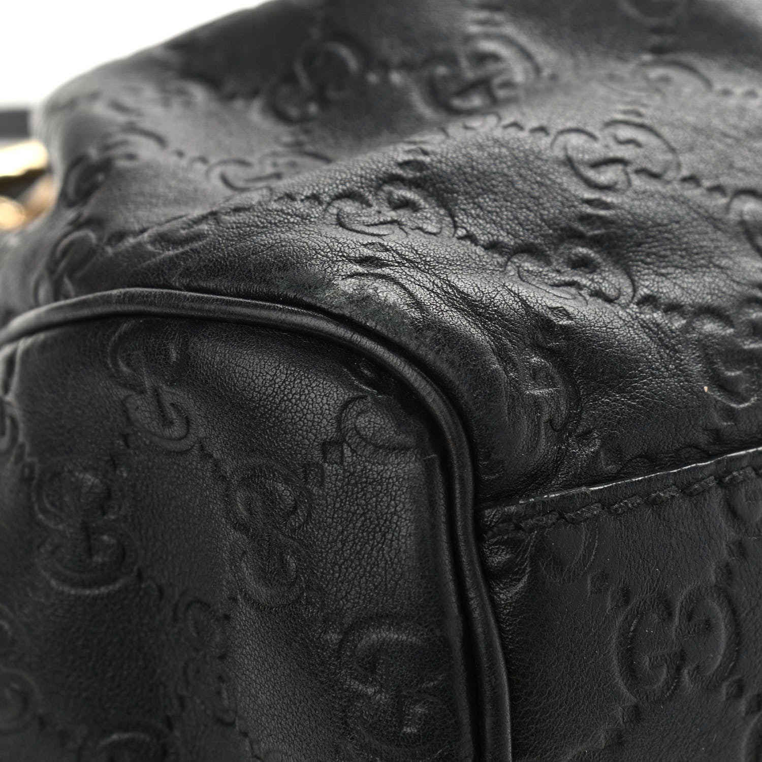 Gucci Guccissima Medium Sukey Tote Black 11 of 16