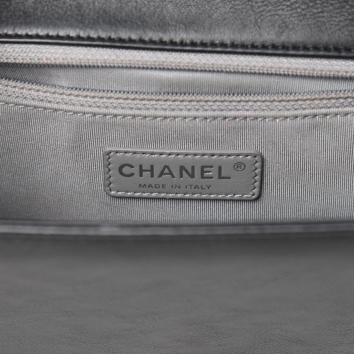 Chanel Calfskin Quilted Double Stitch New Medium Boy Flap Black 6 of 17