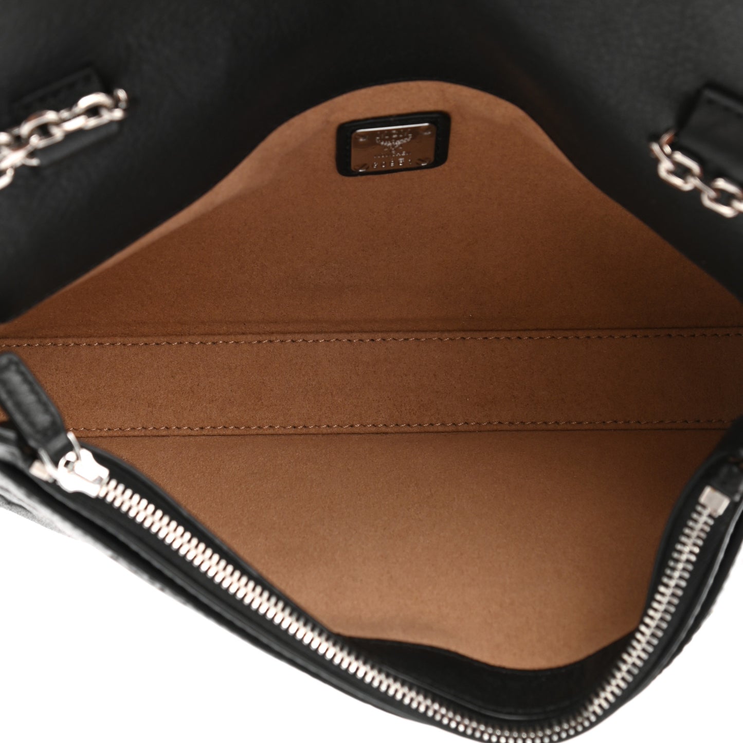 Calfskin Ottomar Wallet On Chain Black