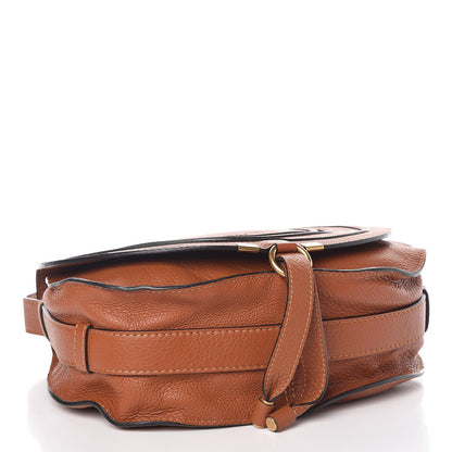 Chloe Calfskin Medium Marcie Round Crossbody Bag Tan 4 of 10