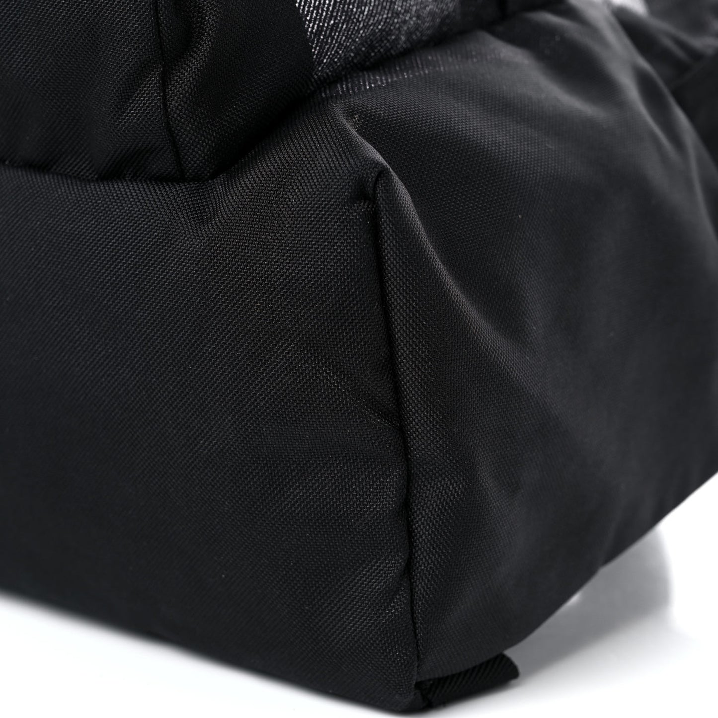 x Christian Marclay Nylon Phonoguitar Print Medium Backpack White Black