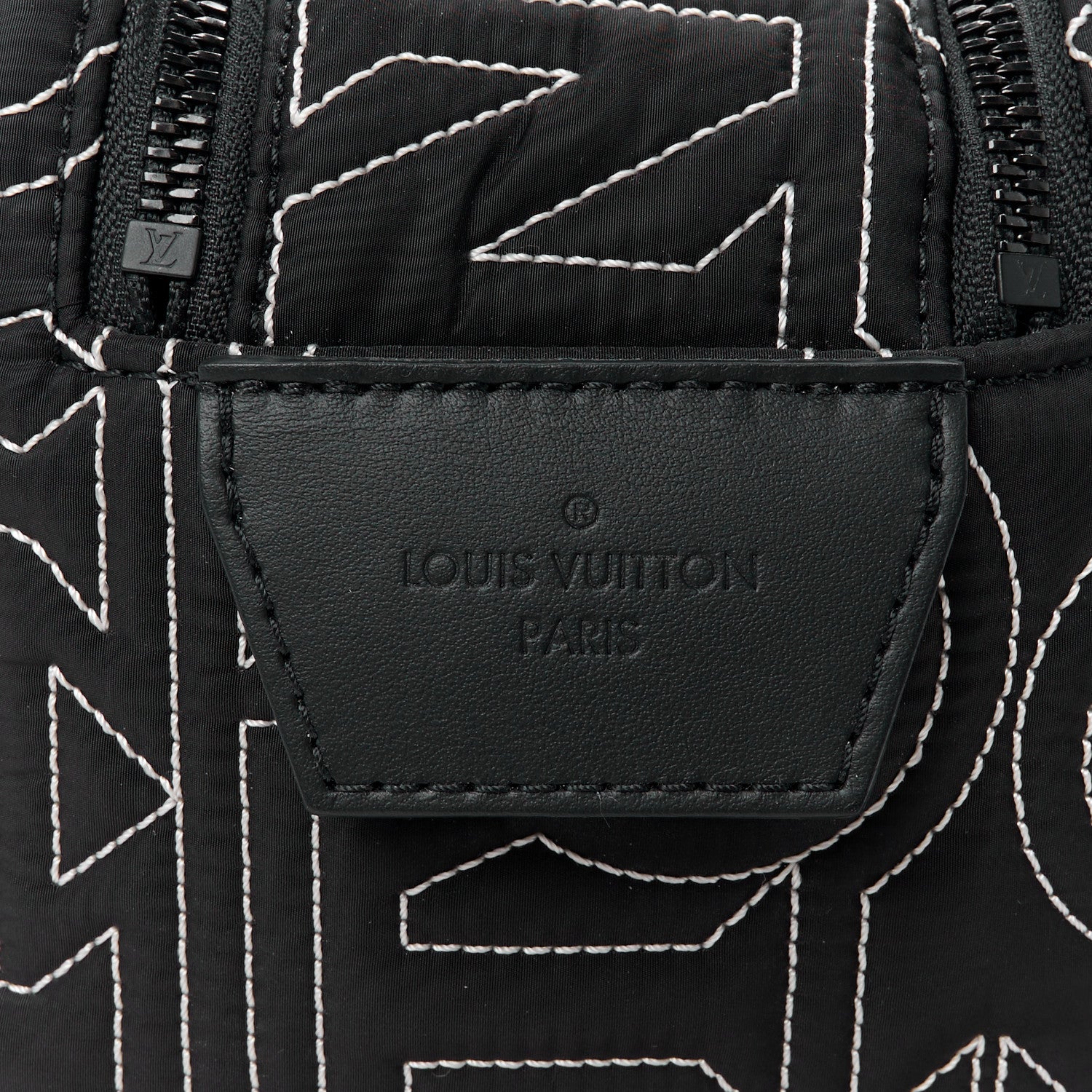 Louis Vuitton Nylon Dopp Kit Snow Pouch Black 9 of 12