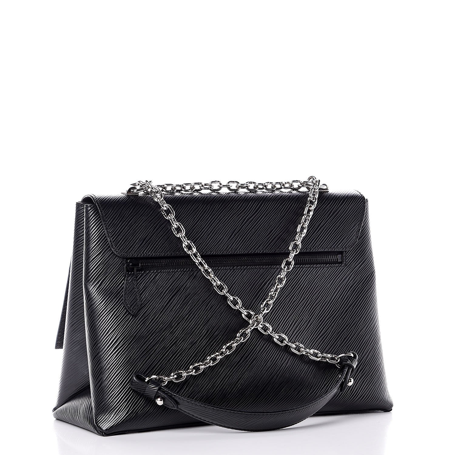 Louis Vuitton Epi Twist Shoulder Bag GM Black 3 of 8