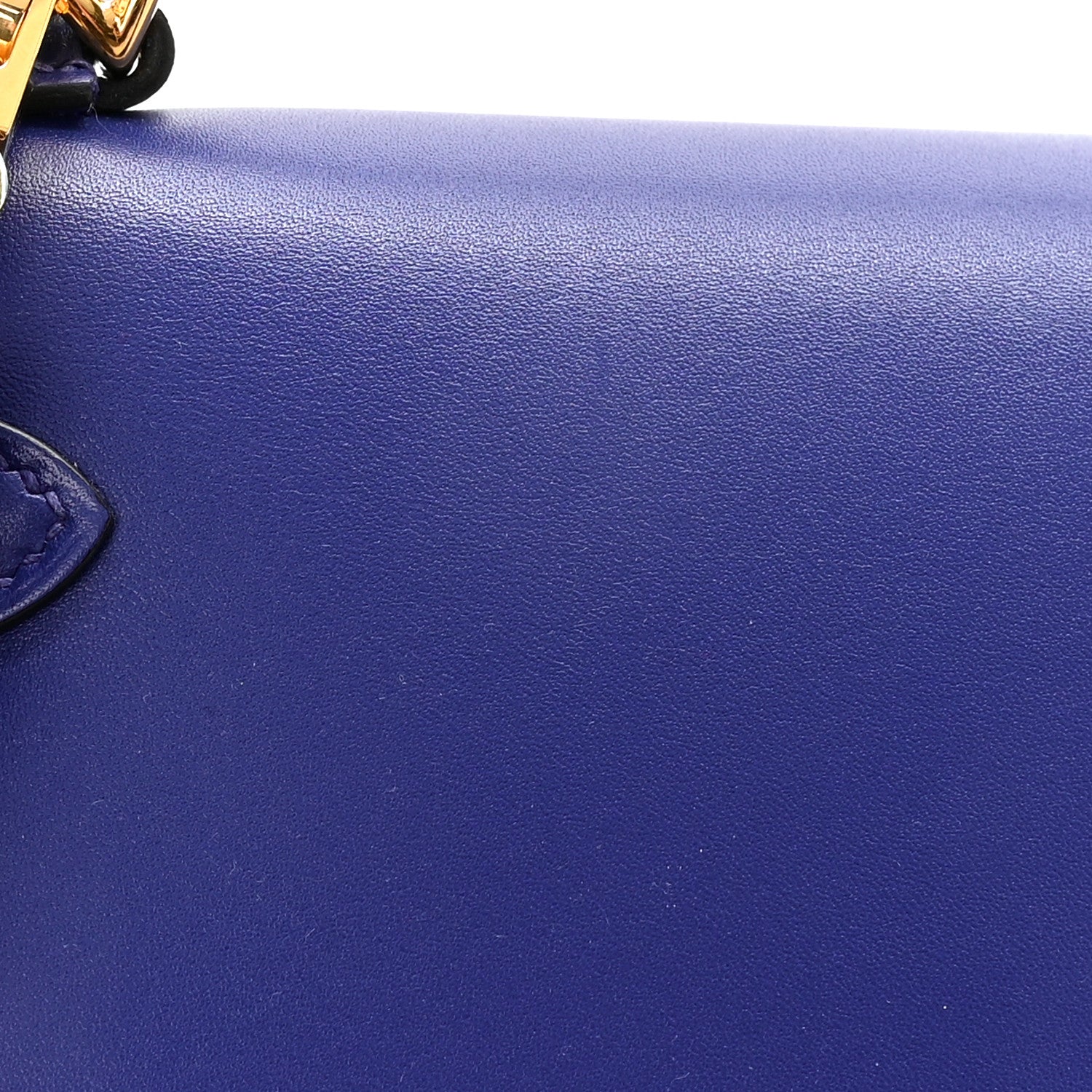 Hermes Tadelakt Kelly Sellier 28 Bleu Electrique 11 of 11