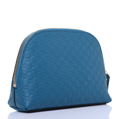 Gucci Microguccissima GG Cosmetic Case Deep Cobalt 3 of 15