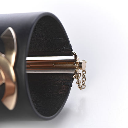 Chanel Calfskin CC Wide Cuff M Black 4 of 9