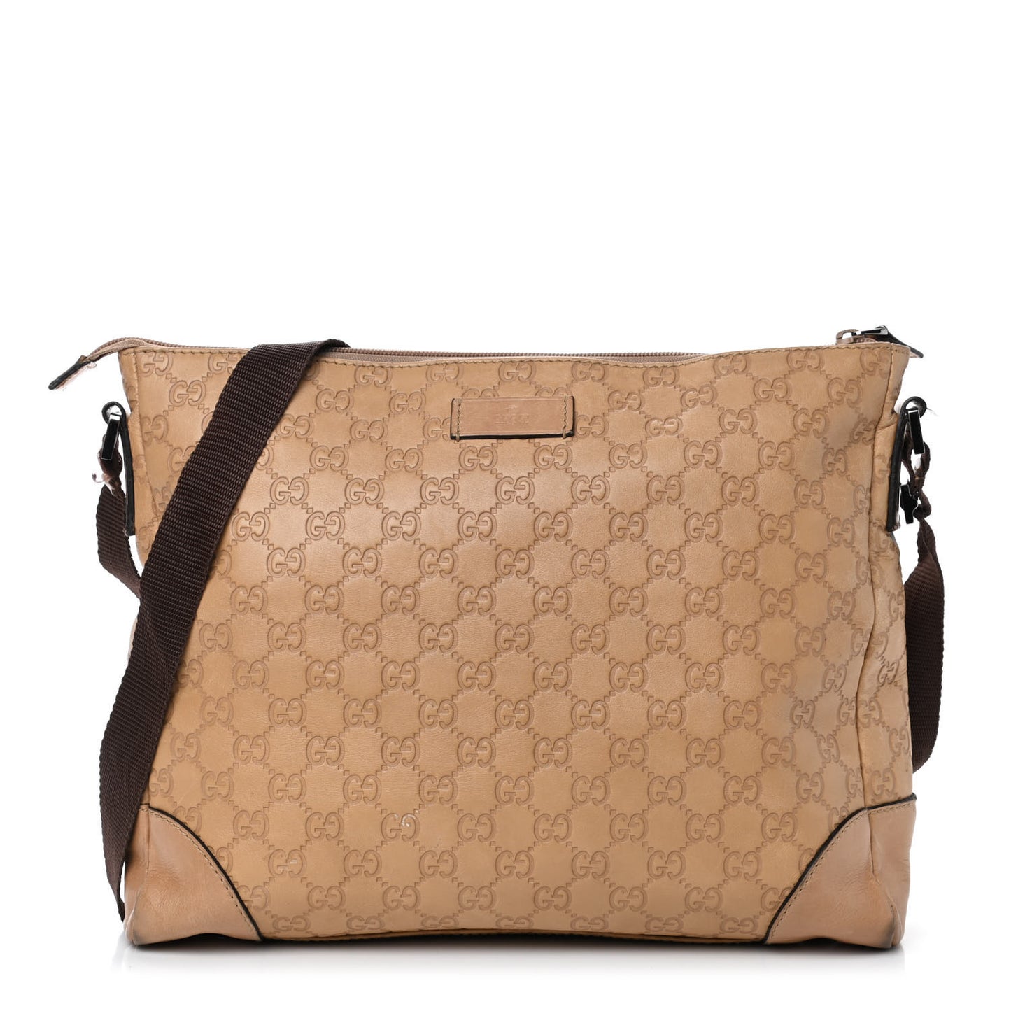Guccissima Messenger Bag Camelia