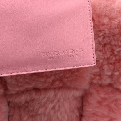 Bottega Veneta Shearling Small Intrecciato Arco Tote Popsicle 7 of 10