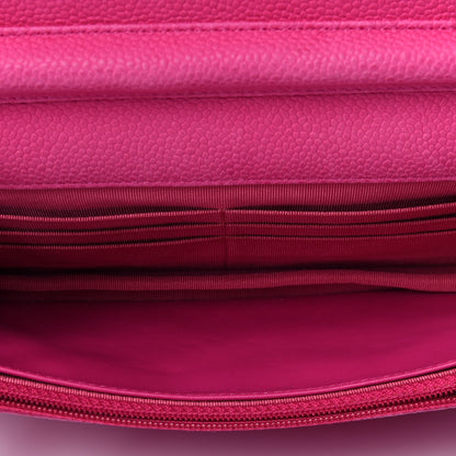 Chanel Iridescent Caviar Quilted Wallet on Chain WOC Pink 5 of 11