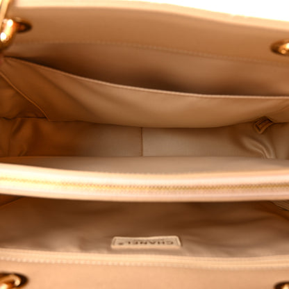 Chanel Caviar Quilted Grand Shopping Tote GST Beige Clair 5 of 10