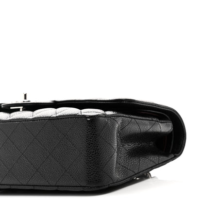 Chanel Caviar Quilted Medium Double Flap Black 10 of 11