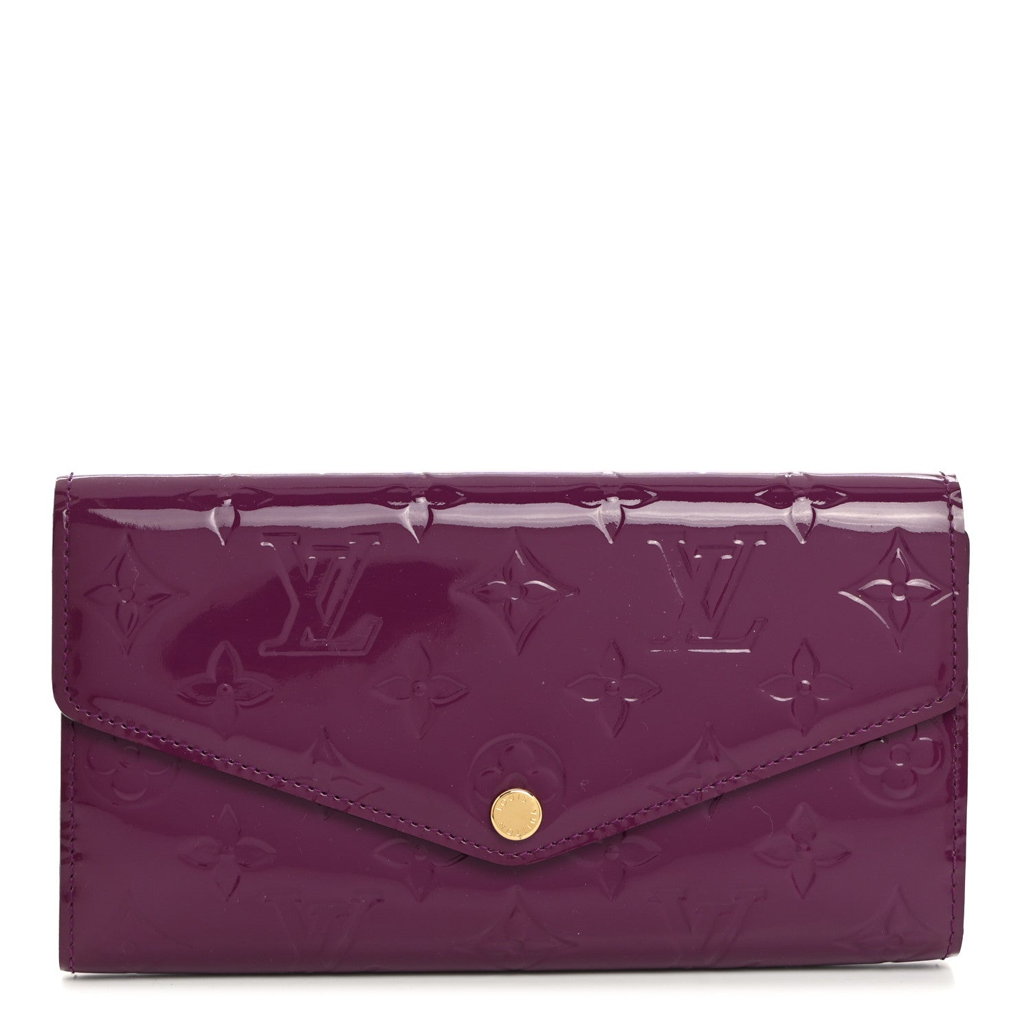 Louis Vuitton Vernis Sarah Wallet NM Amethyste 1 of 6