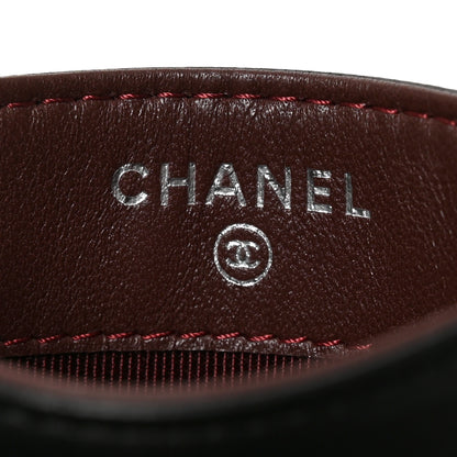 Chanel Lambskin Quilted Card Holder Black 6 of 9