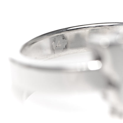 Gucci Sterling Silver Butterfly Band Ring 54 6.75 4 of 5