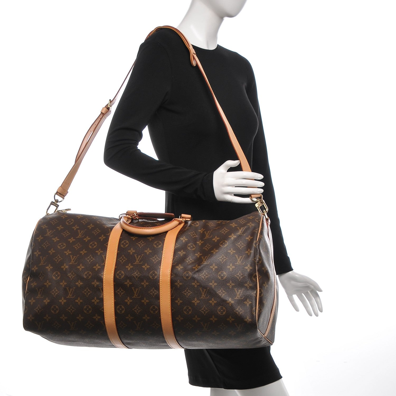 Louis Vuitton Monogram Keepall Bandouliere 55 2 of 7