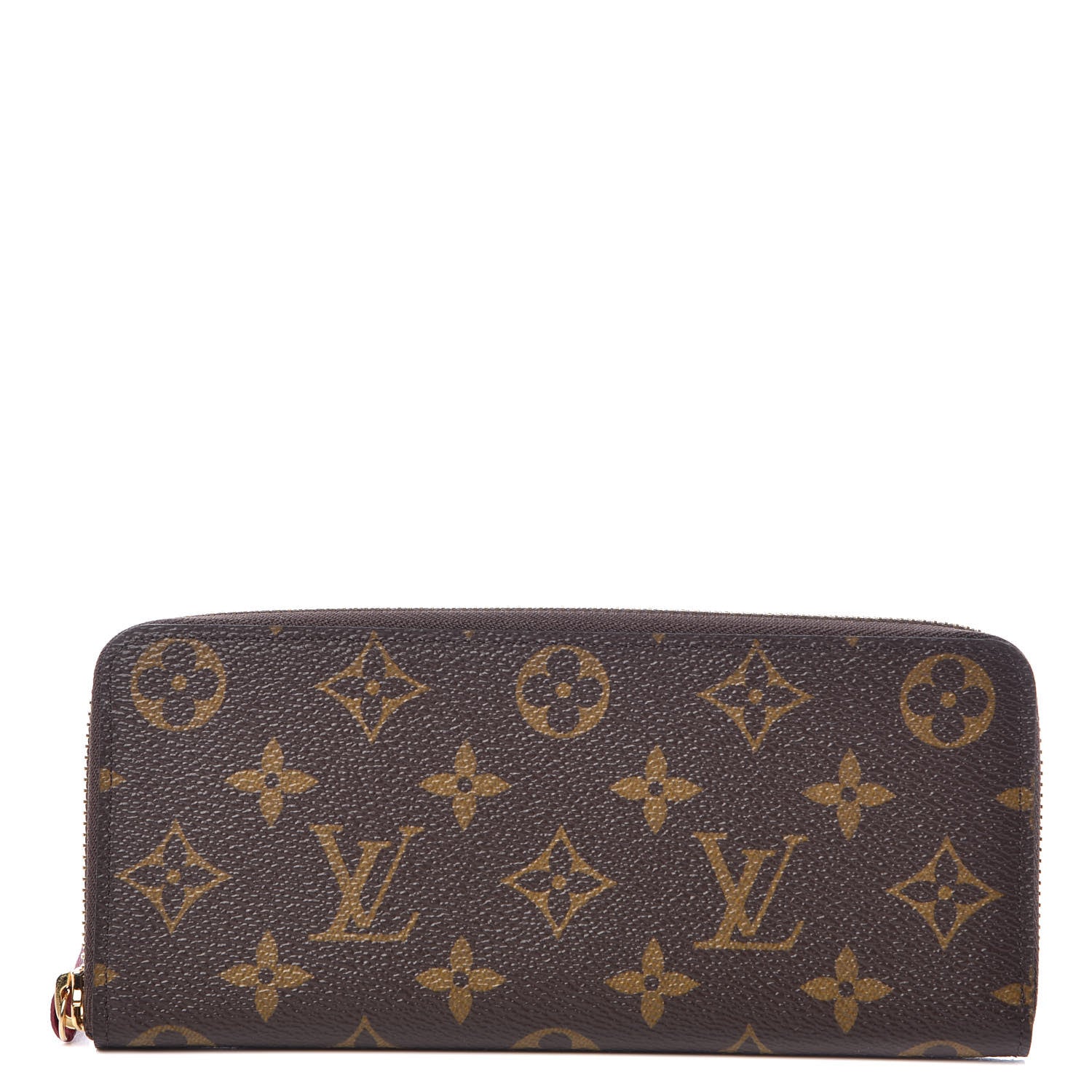 Louis Vuitton Monogram Clemence Wallet Fuchsia 1 of 7