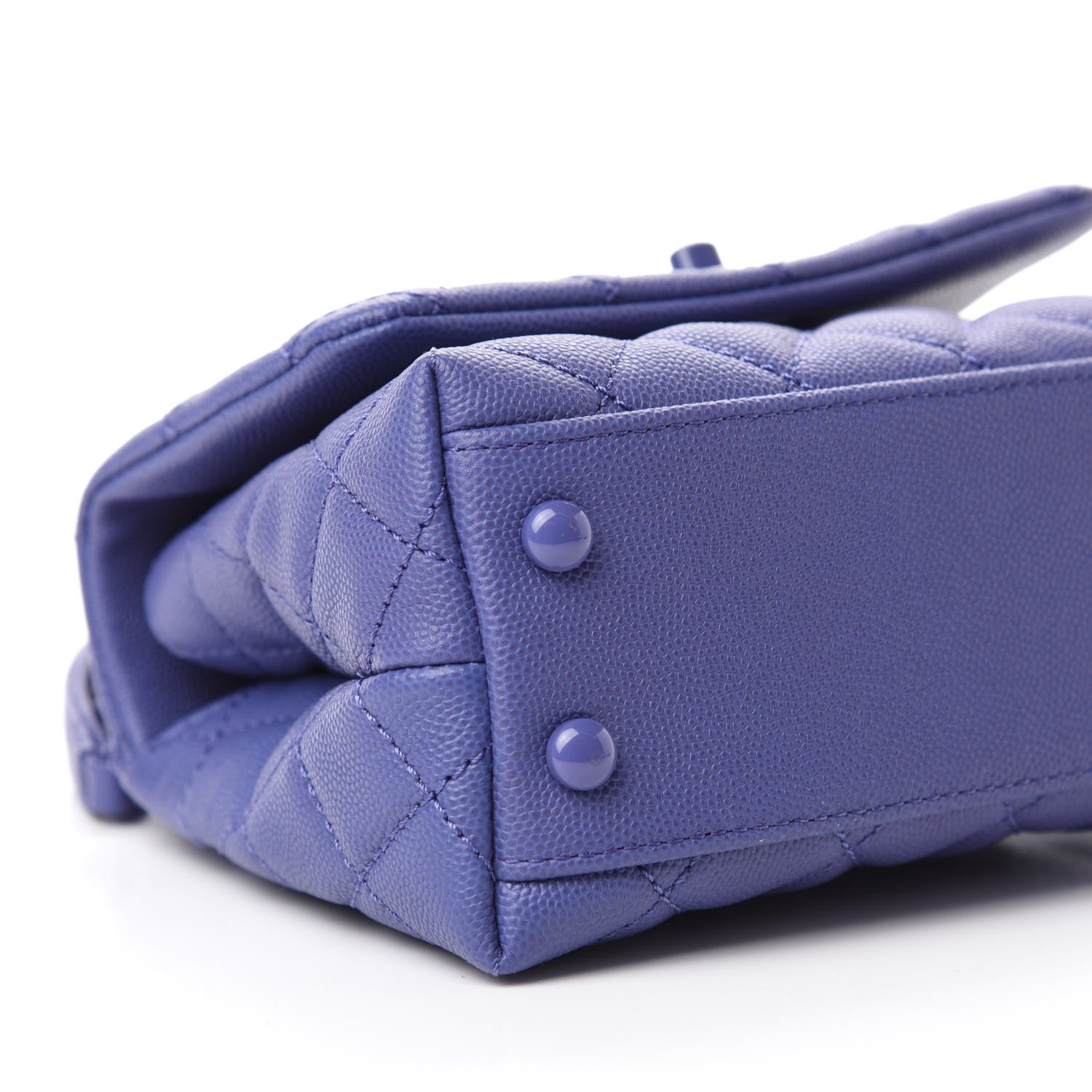 Chanel Caviar Quilted Incognito Extra Mini Coco Handle Flap Blue 6 of 10