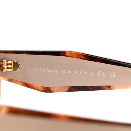 Prada Acetate Sunglasses SPR 15W-F Tortoise Caramel Powder Pink 5 of 8