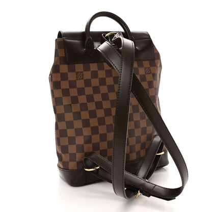 Louis Vuitton Damier Ebene Soho Backpack 3 of 9