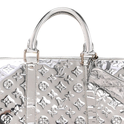 Louis Vuitton Monogram Miroir Keepall 55 Silver 6 of 19