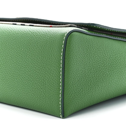 Burberry Grainy Calfskin Vintage Check Note Crossbody Bag Ivy Green 11 of 11