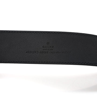 Gucci Calfskin Double G 40mm Belt 100 40 Black 3 of 4