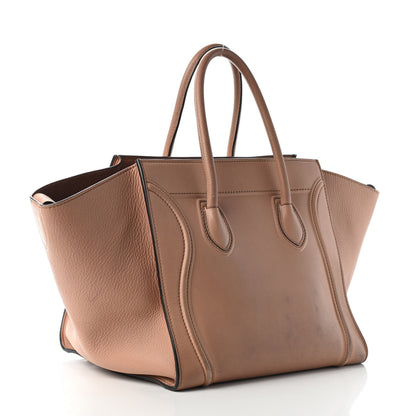 Celine Supple Calfskin Medium Phantom Luggage Flesh 3 of 12