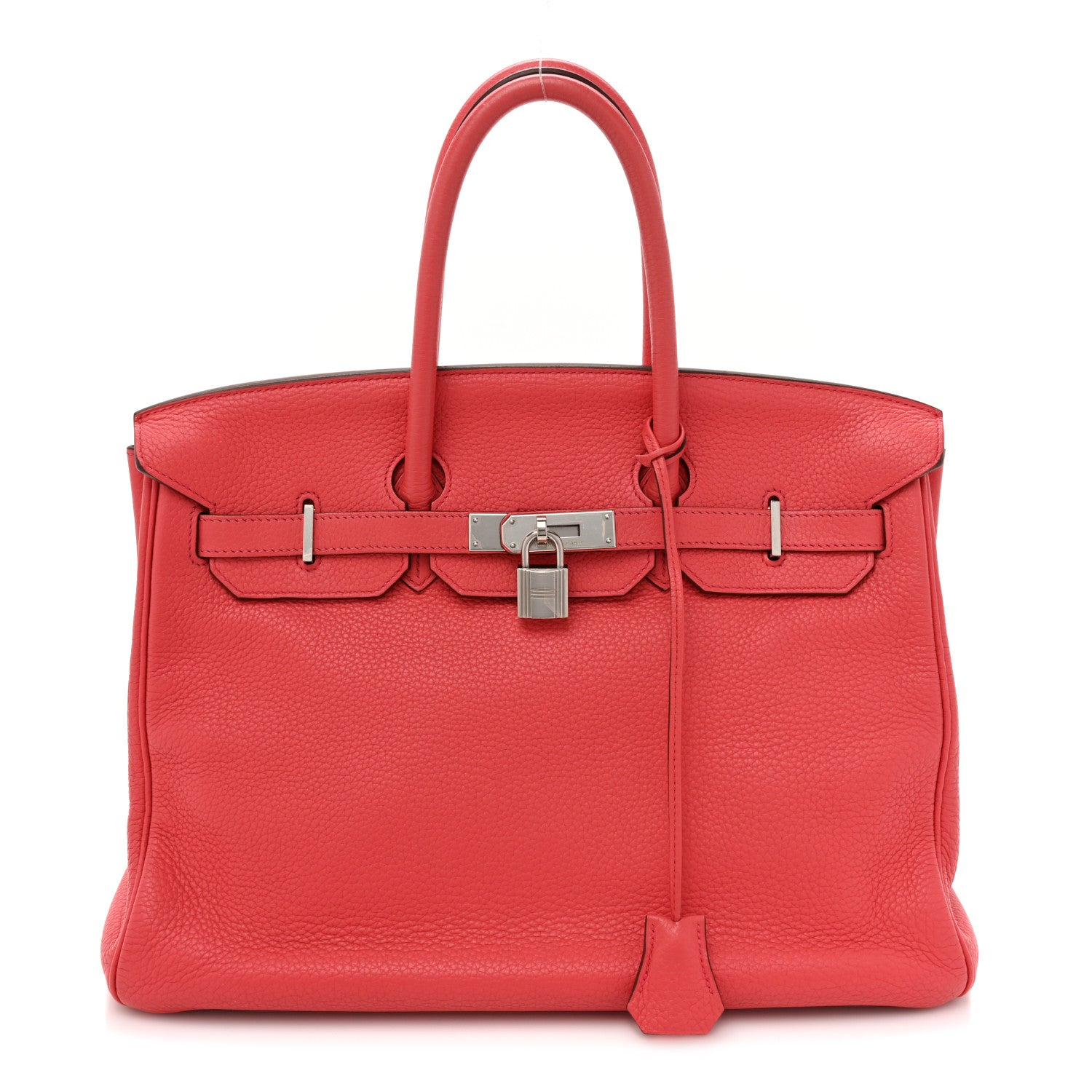 Hermes Taurillon Clemence BIRKIN 35 Bougainvillea 1 of 17