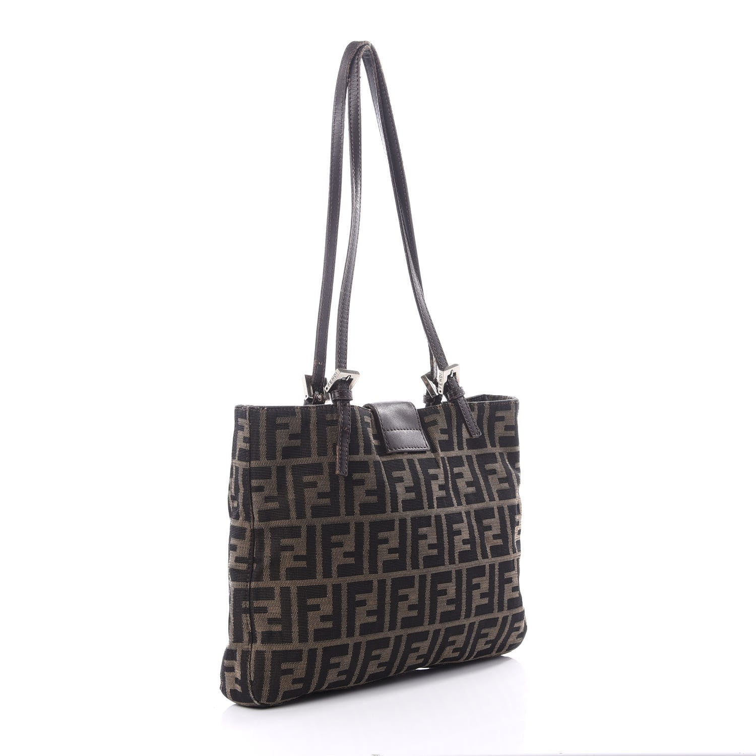 Fendi Zucca Shoulder Bag Tobacco 2 of 9