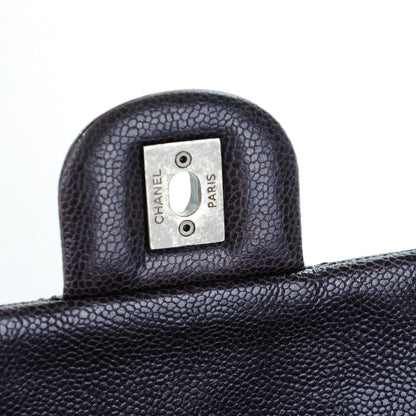 Chanel Iridescent Caviar Quilted Small Chic Flap Dark Purple 5 of 8