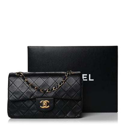 Chanel Lambskin Quilted Small Double Flap Black 12 of 12