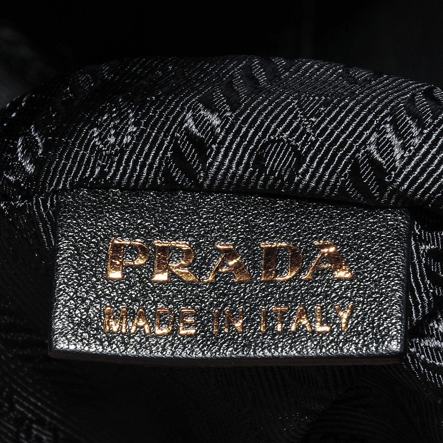 Prada Nappa Drawstring Tote Black 8 of 10
