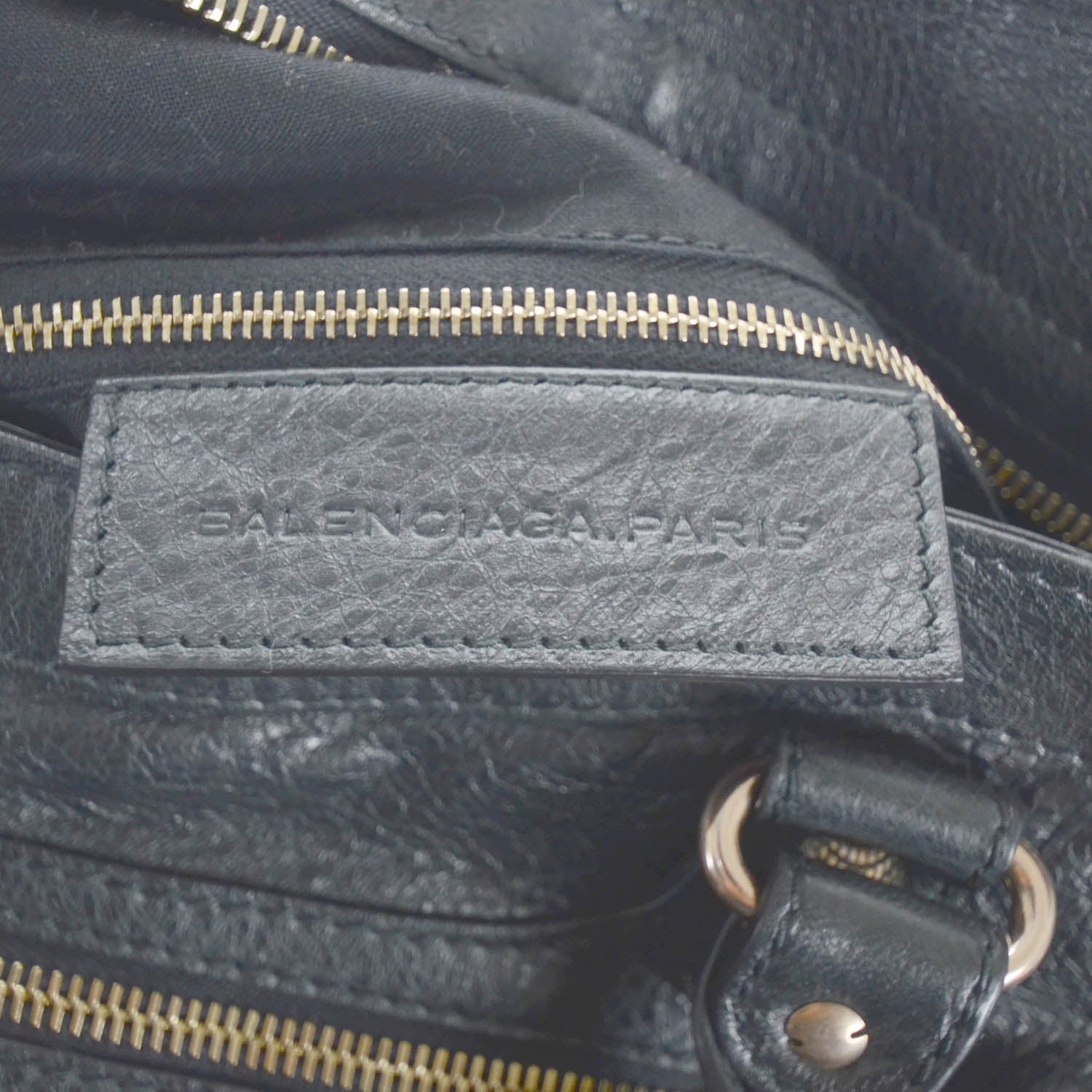 Balenciaga Agneau Giant 12 Rose Gold Hardware Velo Nero Black 8 of 9