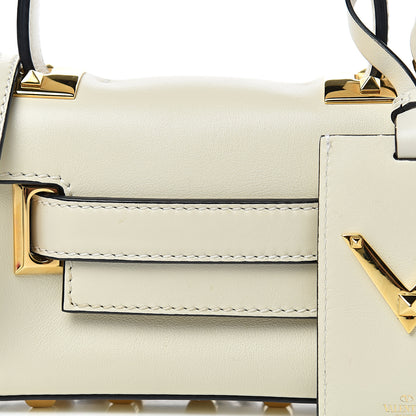 Valentino Garavani Vitello Mini My Rockstud Frame Bag Light Ivory 7 of 11