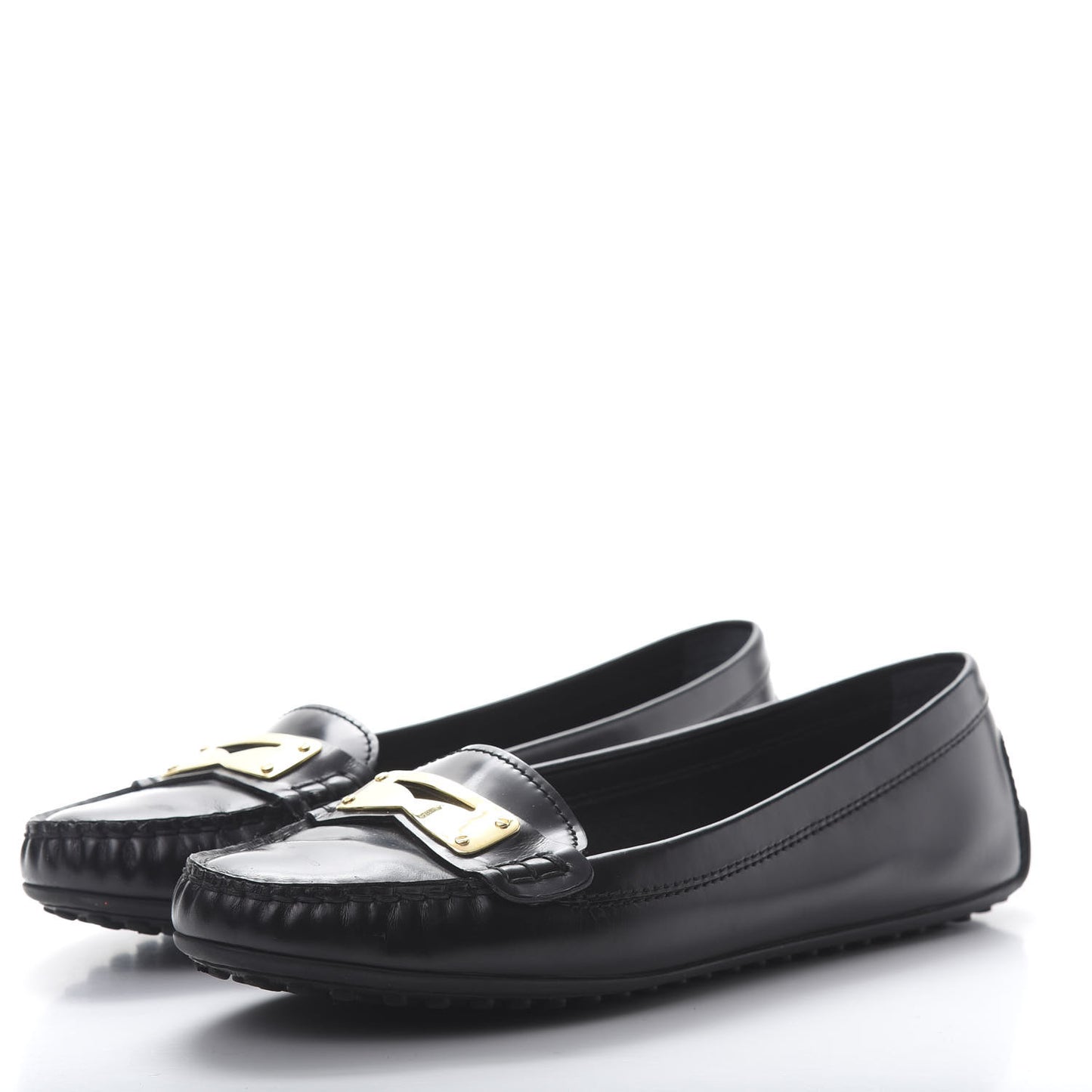 Calfskin Cluny Loafers 39 Black